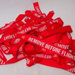 Nastro "Remove Before Flight" Gros Grain – 100% Made in Italy