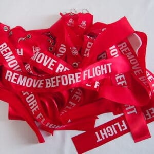 Nastro "Remove Before Flight" Raso – 100% Made in Italy