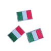 Patch con bandiera italiana in tessuto ricamato.