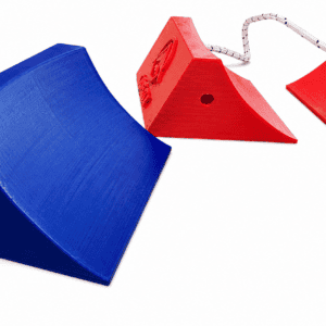 Dispositivi di assistenza uditiva con design colorato e moderno.
